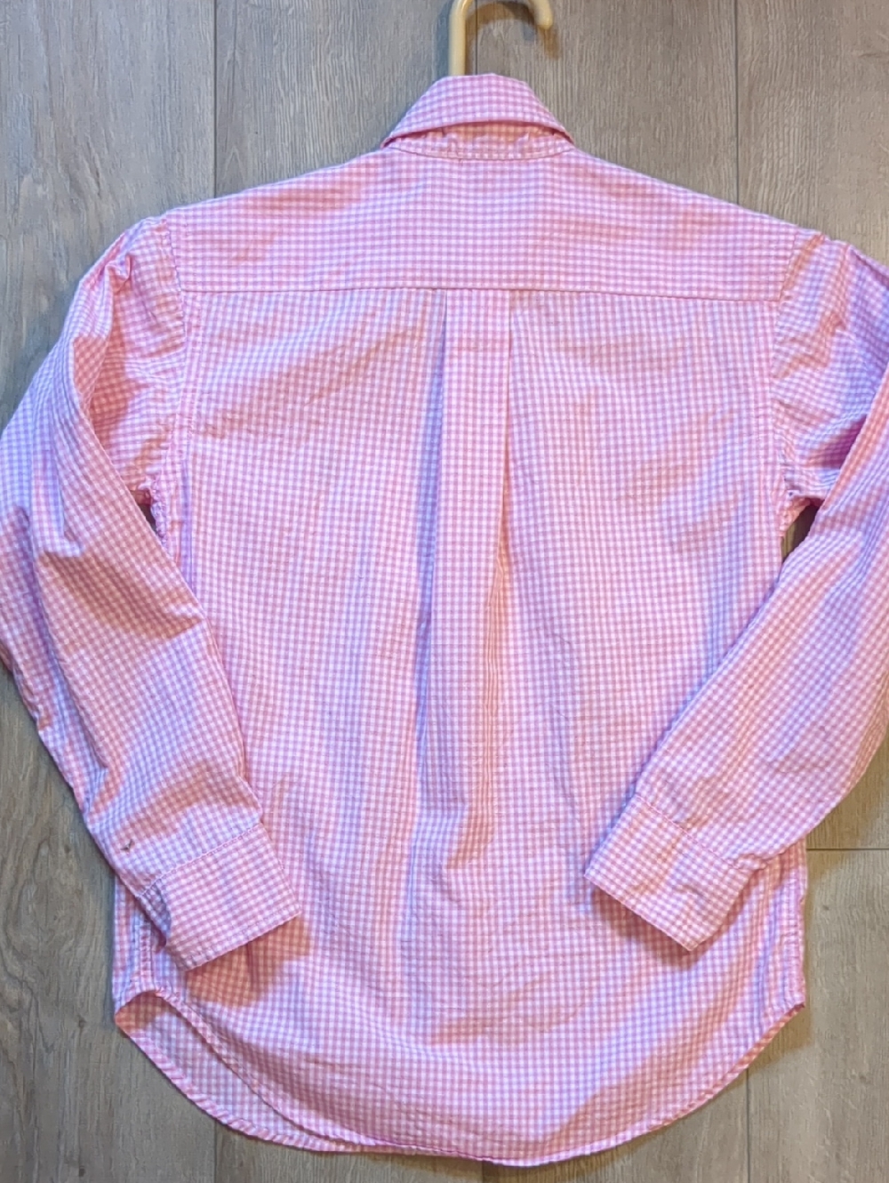 BOYS RALPH LAUREN GINGHAM PINK/WHITE SHIRT - SIZE SMALL 6/8 - Picture 4 of 6